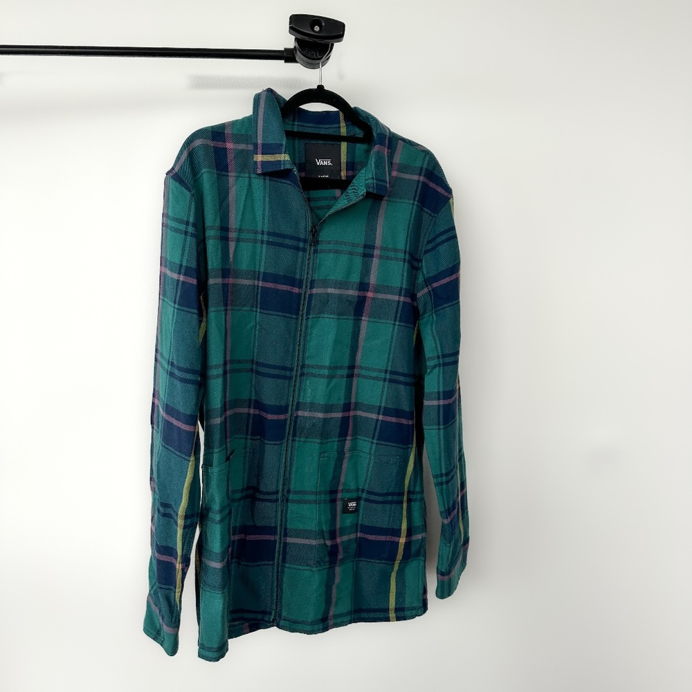 VANS FLANNEL ZIP-UP